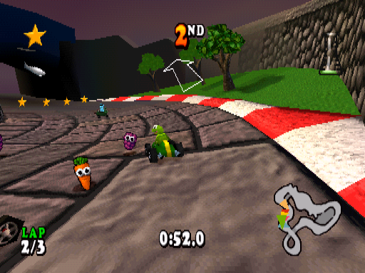 Muppet Race Mania screenshot 3 for Playstation